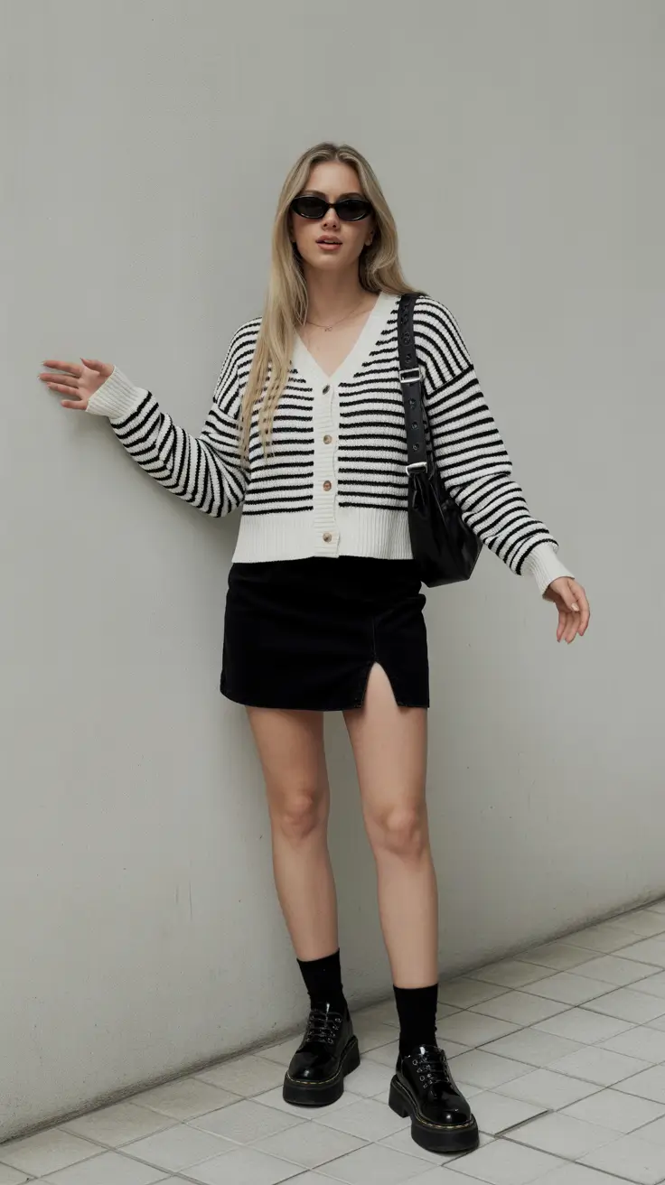 Topic+Striped Parisian Ease With a Modern Spring Twist